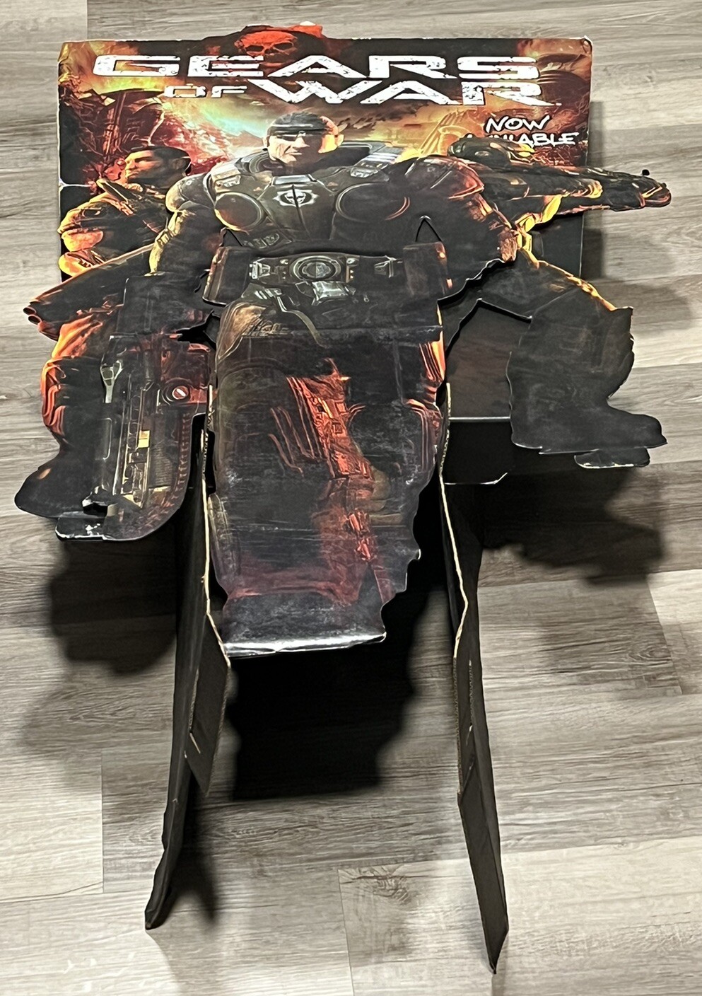 Gears Of War Standee GameStop Launch Store Display Promo Xbox360 INCOMPLETE 2006