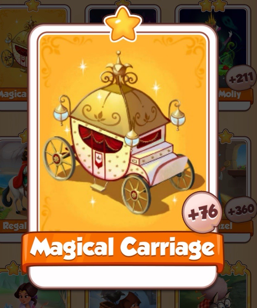 coin master Magical Carriage card