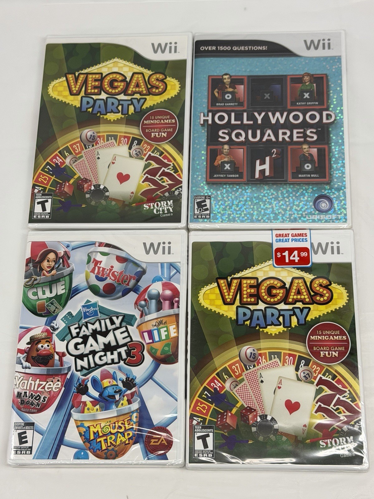 Nintendo Wii Game Lot Complete And Sealed