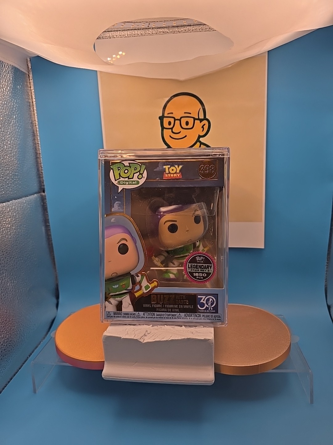 FUNKO DIGITAL NFT TOY STORY #398 BUZZ WITH DARTS LEGENDARY 1850  PC