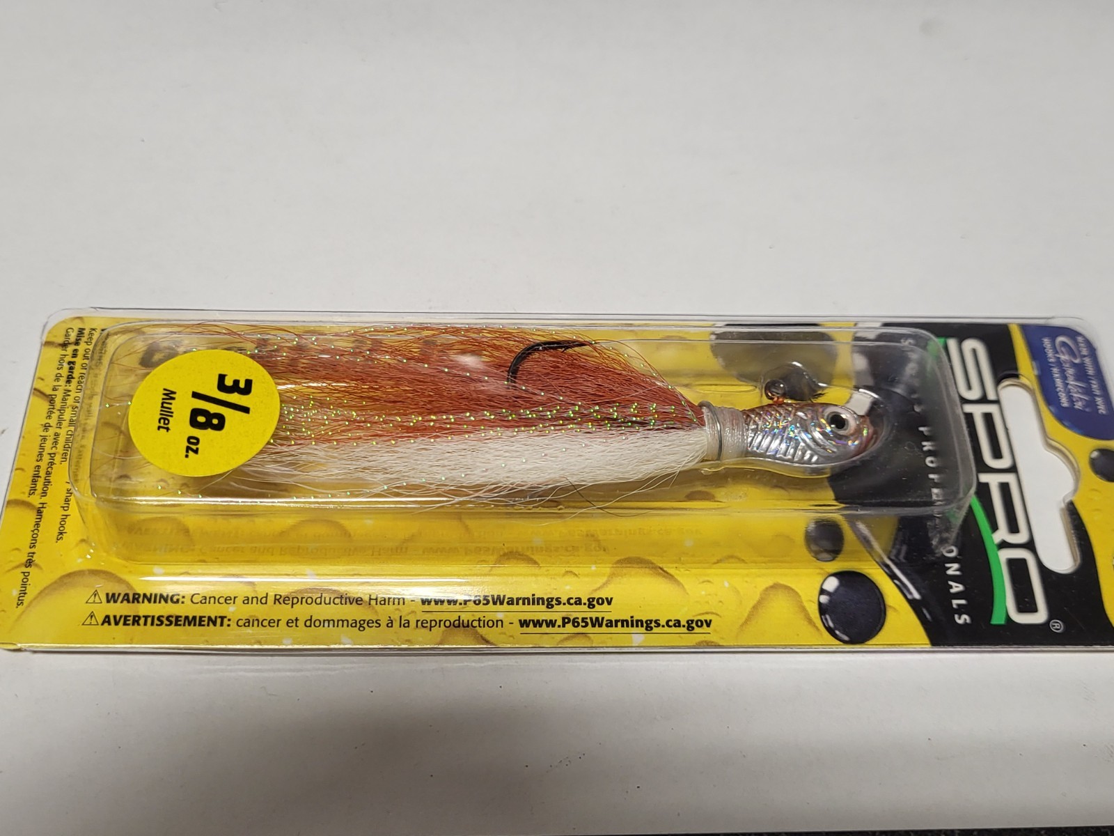 1 Spro Prime Bucktail Jig 3/8 oz. MULLET - FREE SHIPPING
