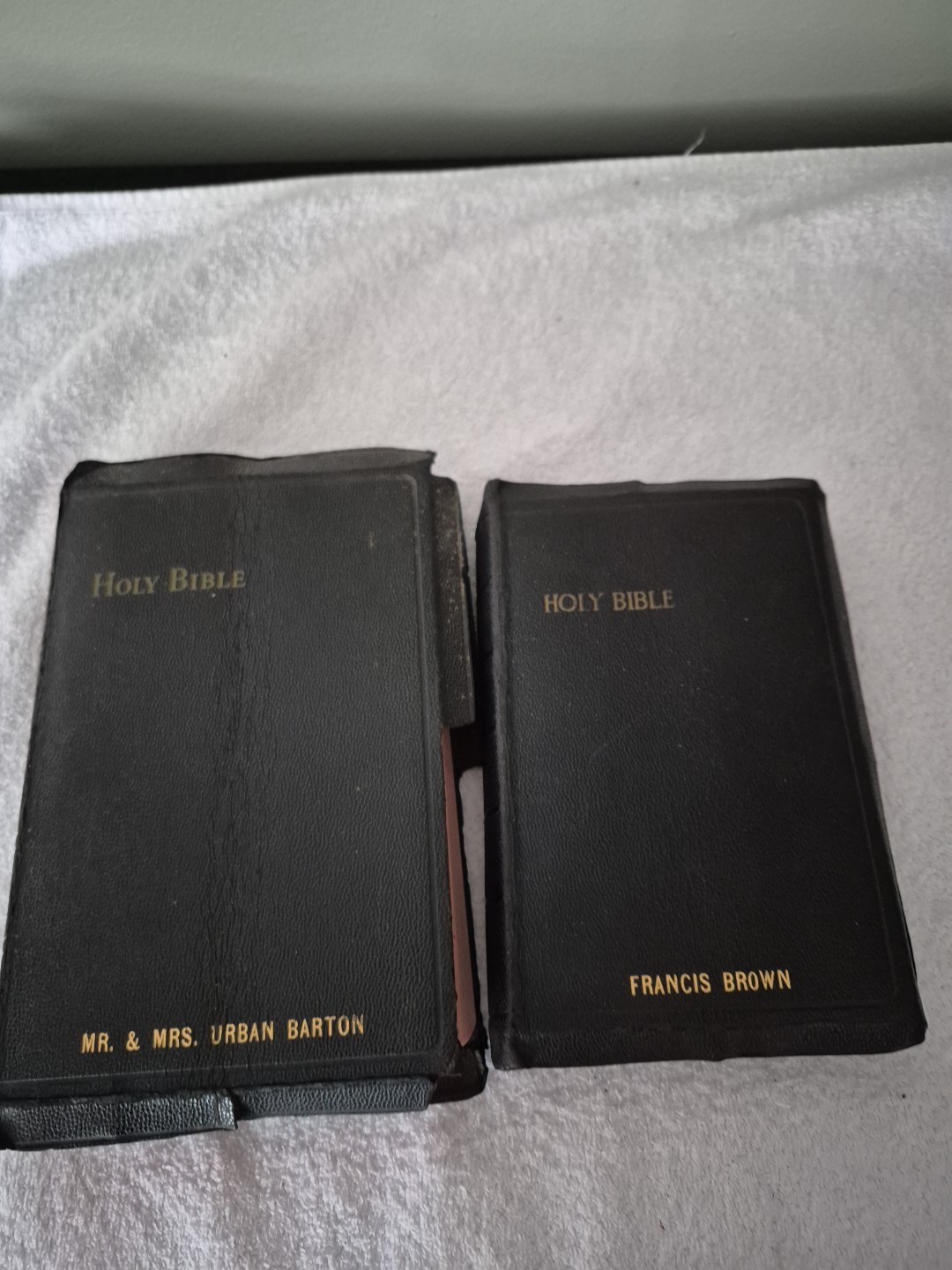 Lot Of 2 Holy Bibles Old And New Testaments 1941 Antiques Illustrated King James