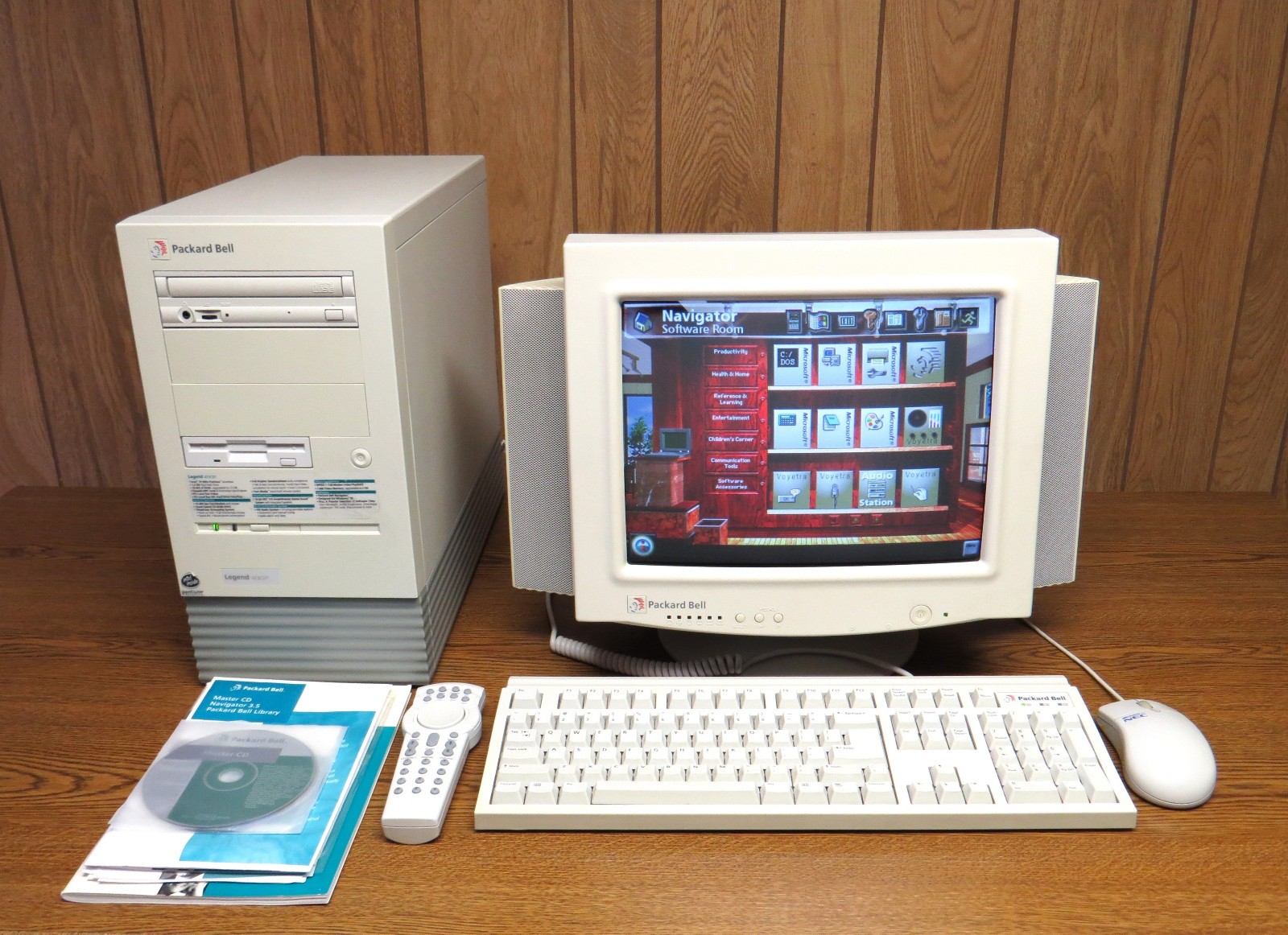 Vintage Packard Bell PC Bundle Windows 95 (See Video)