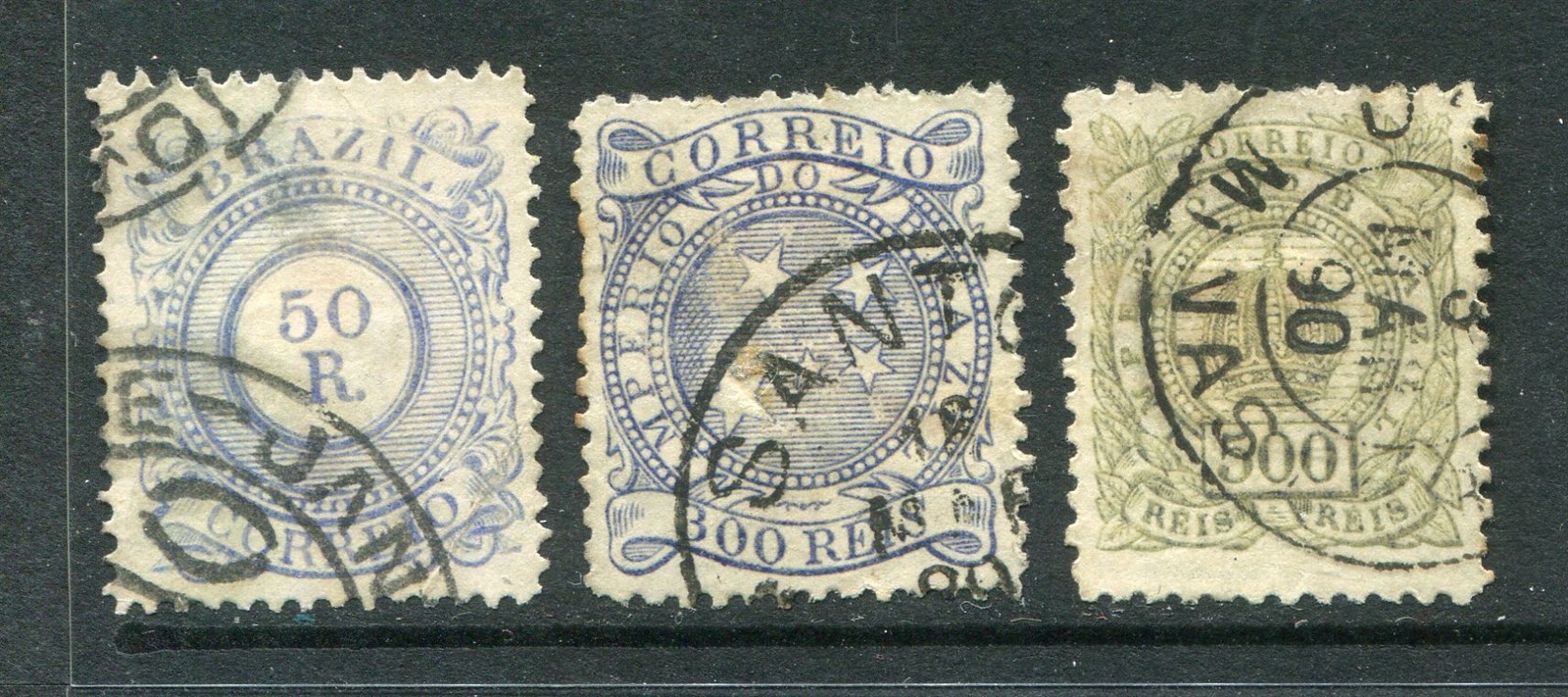 Brazil #93-95 Numeral Complete Set [Used]