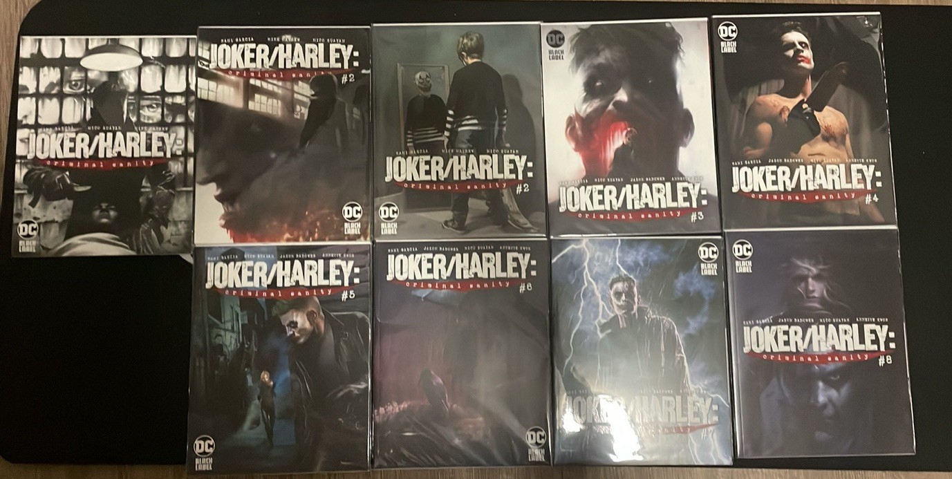 Joker Harley Criminal Sanity #1-8 Complete Series Set 2019 DC Black Label Comics