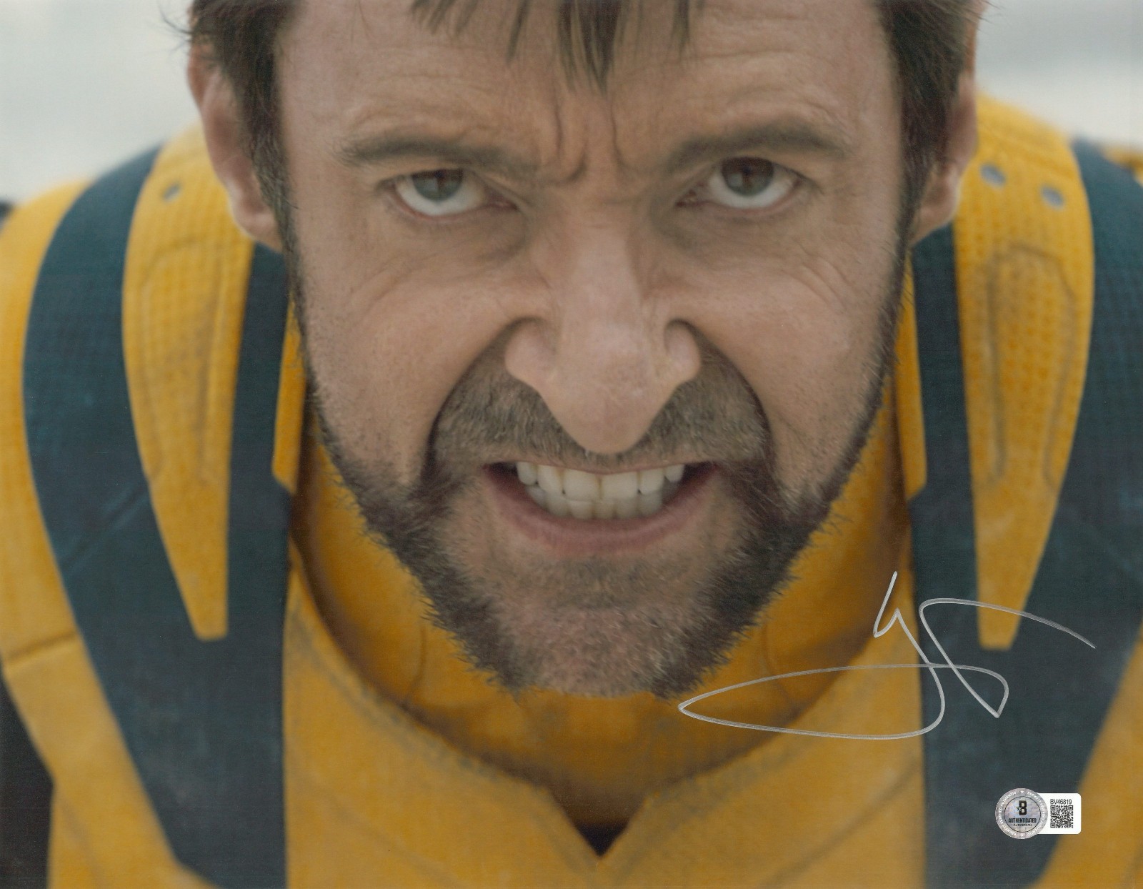 HUGH JACKMAN SIGNED AUTOGRAPH 11X14 PHOTO WOLVERINE  BECKETT MARVEL BAS