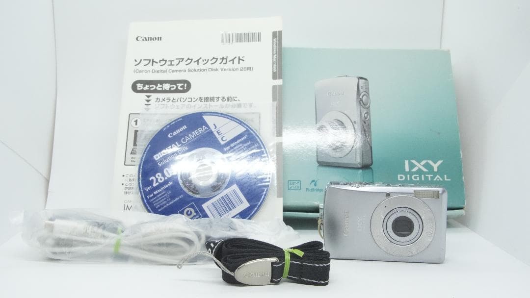 Canon IXY DIGITAL 80 Silver Compact Digital Camera Tested Excellent Condition