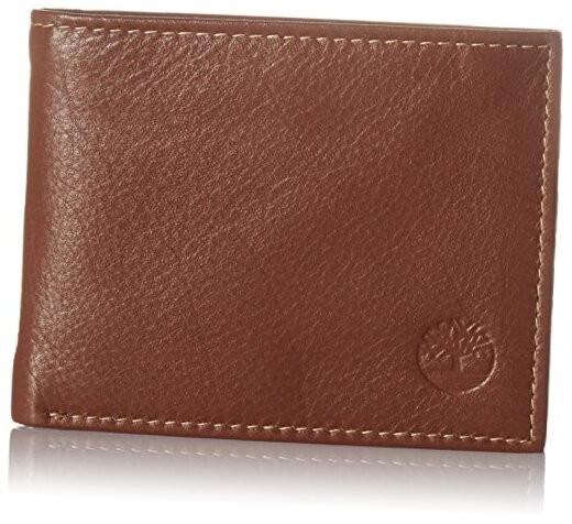  Men's Wellington Leather Rfid Bifold Commuter Security Wallet One Size Cognac