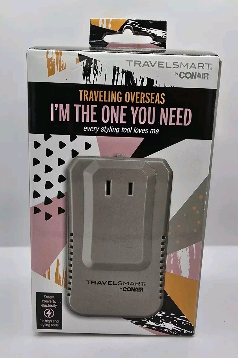 Conair TravelSmart Voltage Converter & Electric Plug Adapters Overseas Power Kit