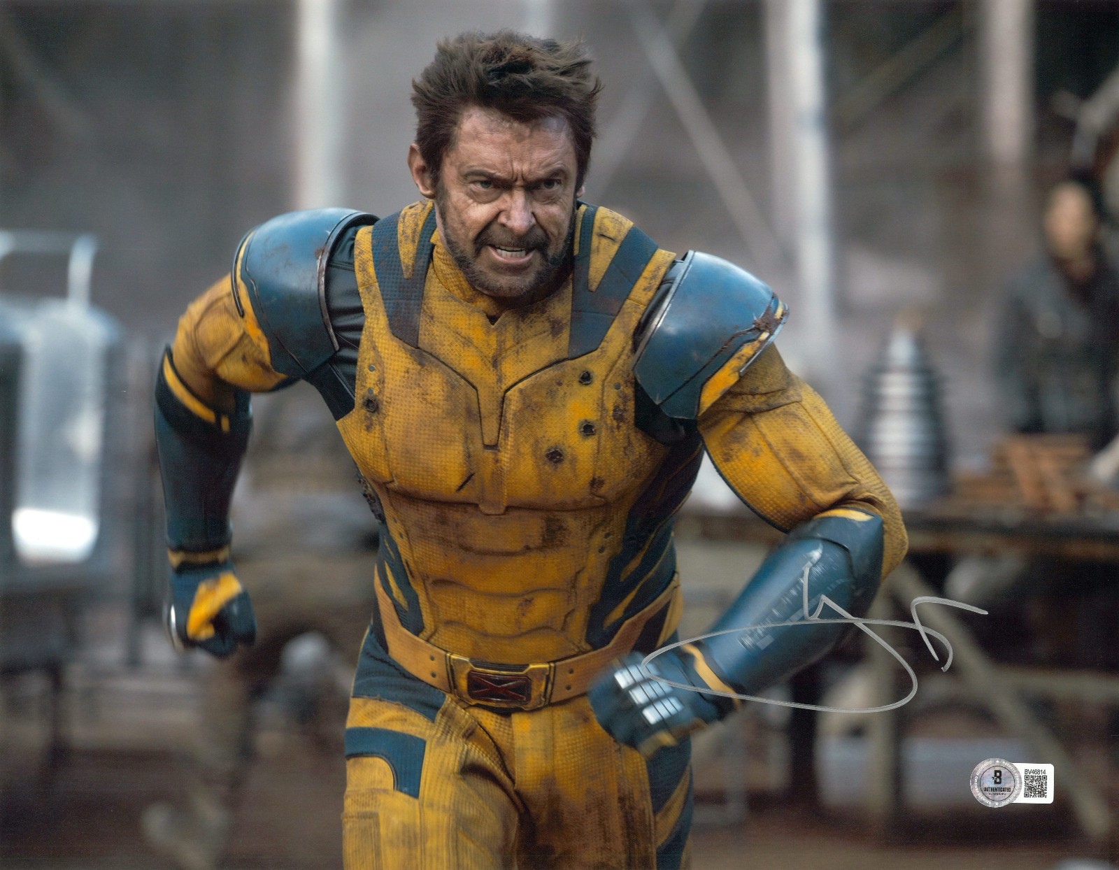 HUGH JACKMAN SIGNED AUTOGRAPH 11X14 PHOTO WOLVERINE  BECKETT MARVEL BAS