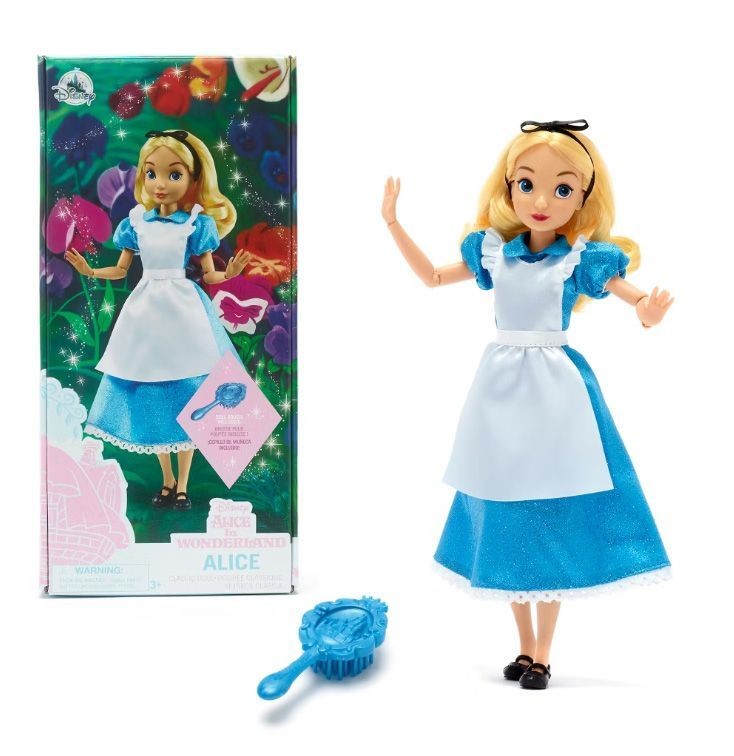 Tokyo Disney Store Alice in Wonderland Doll Figure Set Activity Stage Box Japan