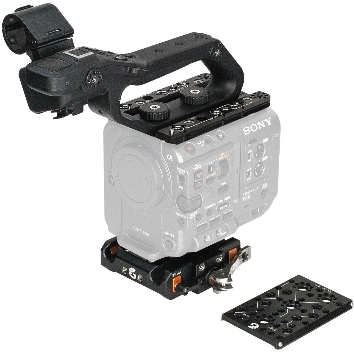 Bright Tangerine LeftField System Base Kit (Sony FX6) | #B4004.0020