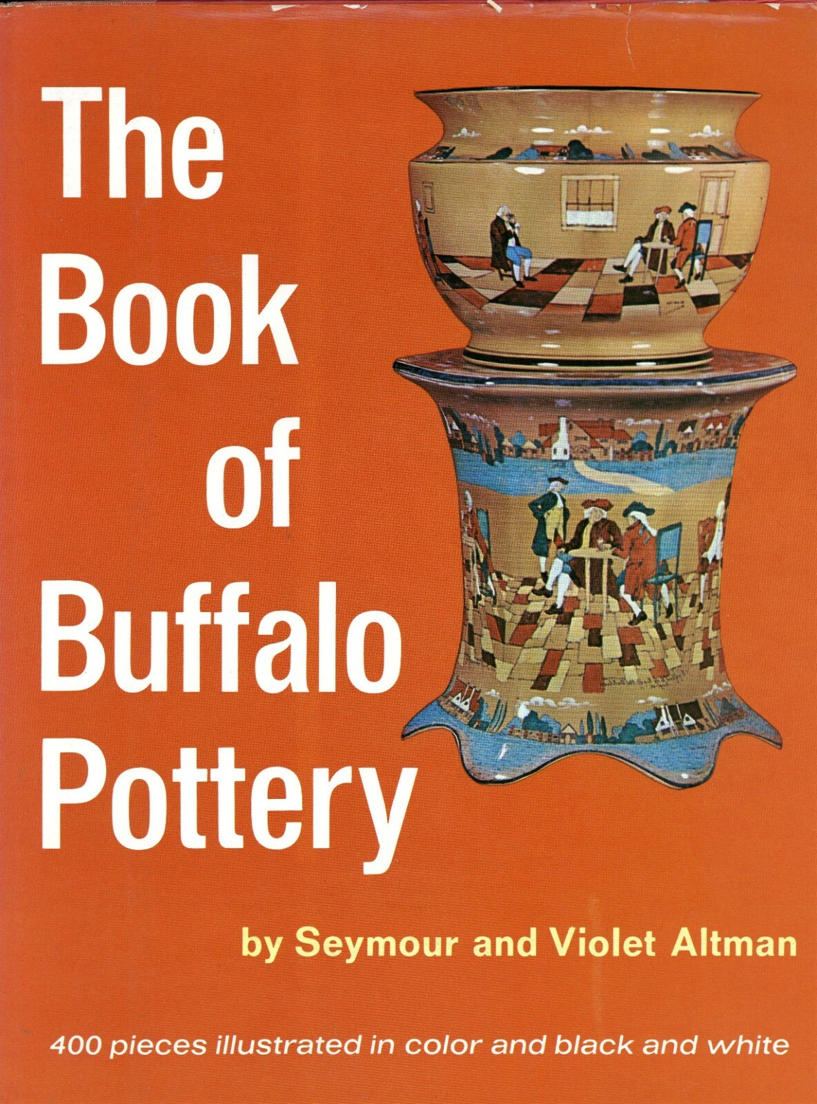 Antique Buffalo Pottery Larkin Blue Gaudy Willow Abino Deldare Etc. / Book