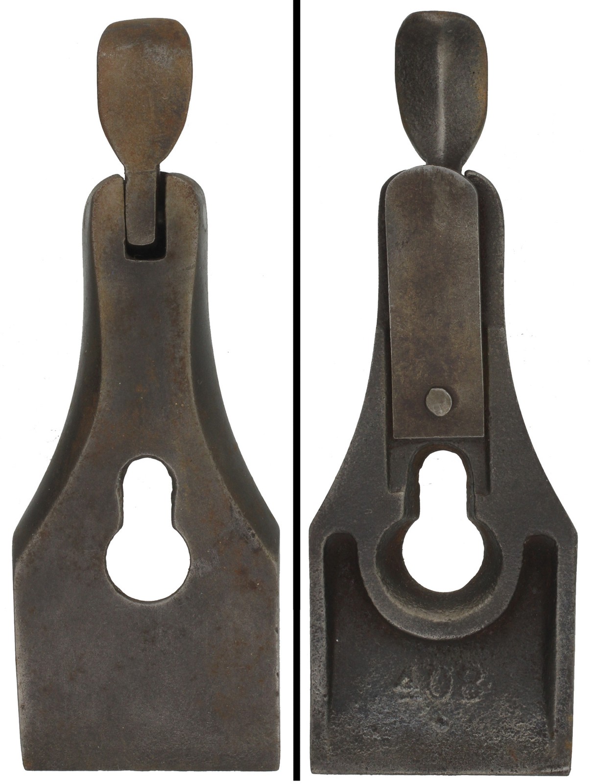 Orig. Early Type 1 3/4" Lever Cap for Sargent No. 408 - Cast w/ # - mjdtoolparts