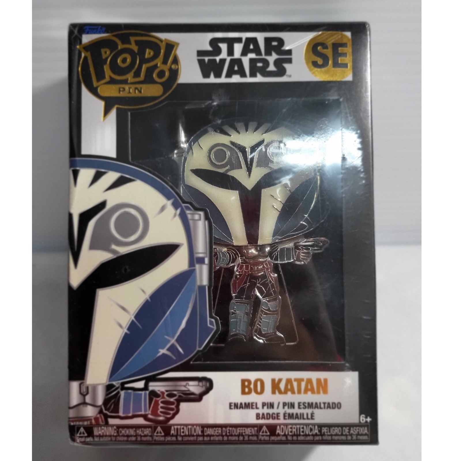 Funko Pop! Star Wars Bo Katan Enamel Pin Badge Mandalorian Collectible