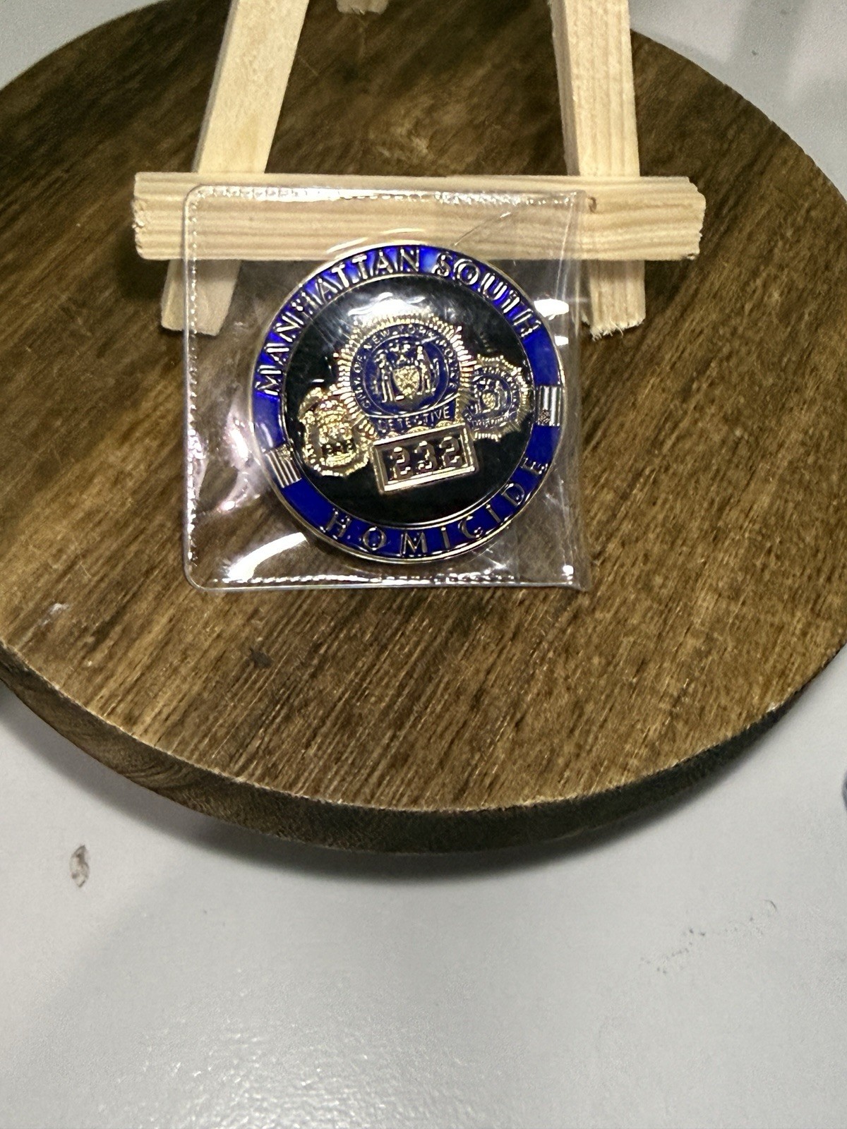 NYPD Manhattan South Homicide Detective Challenge Coin *rare*