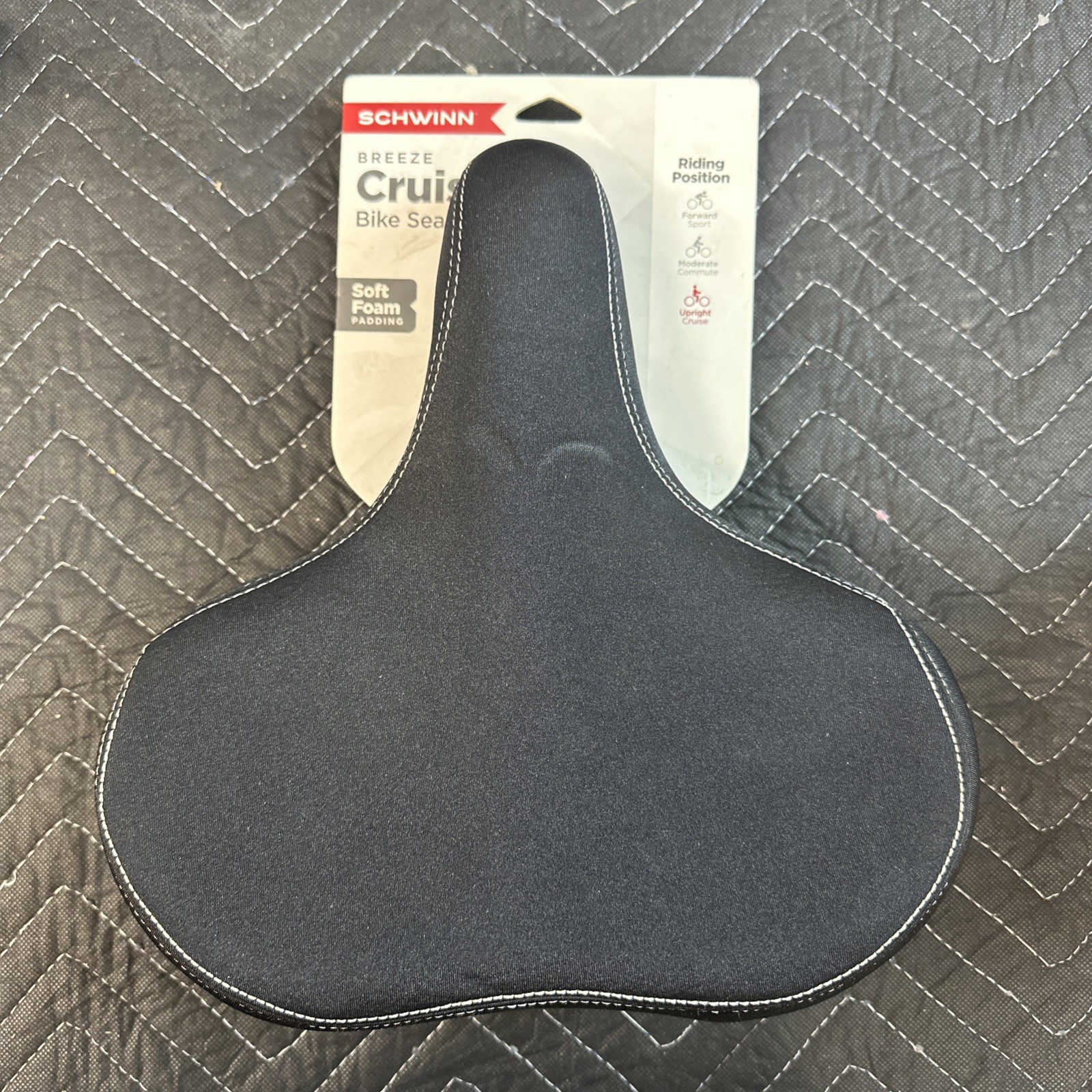 Schwinn Cruise Bike Saddle - Black 6C