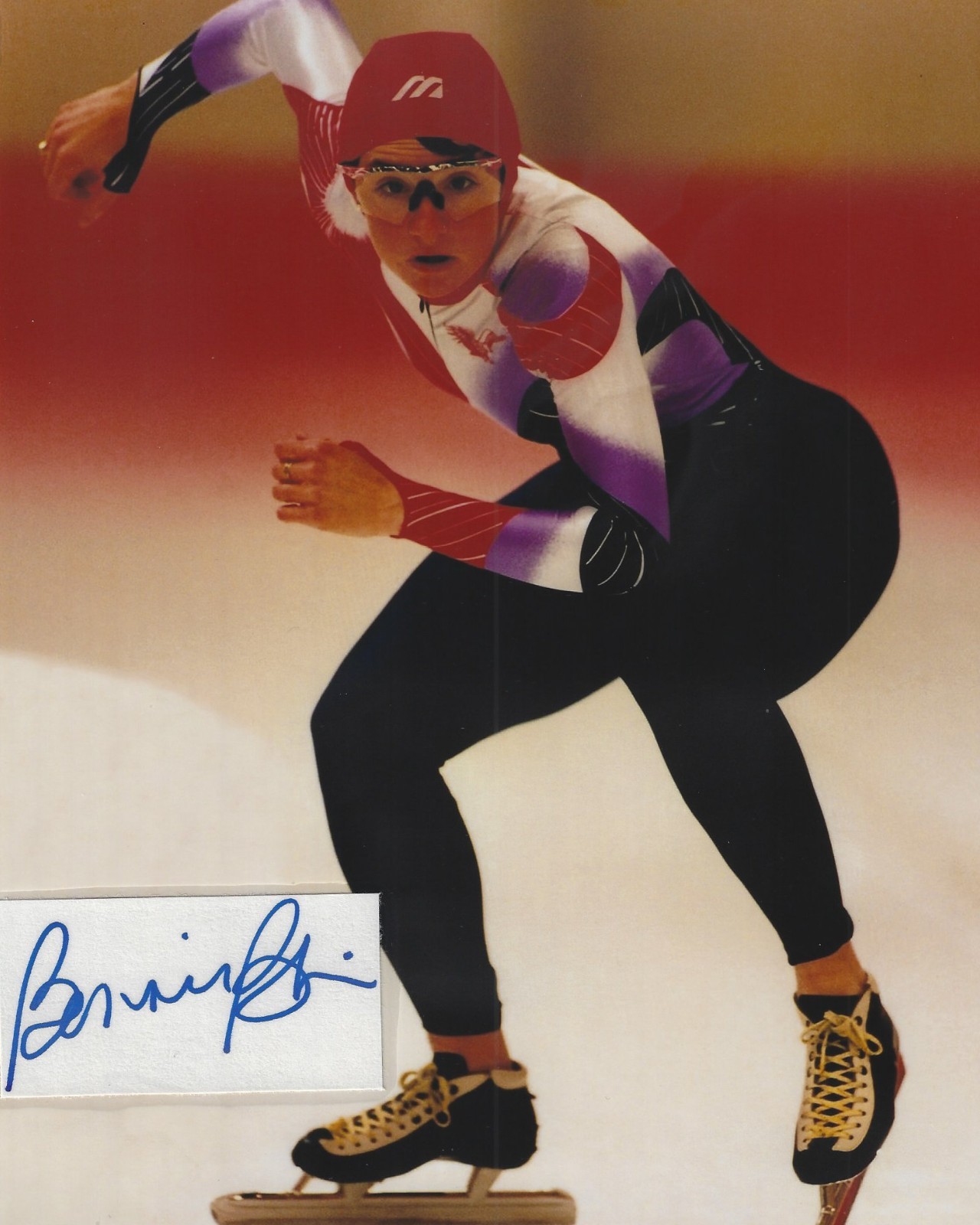 Bonnie Blair Autographed Signed 8x10 Photo - Olympics Speed Skating Gold - w/COA