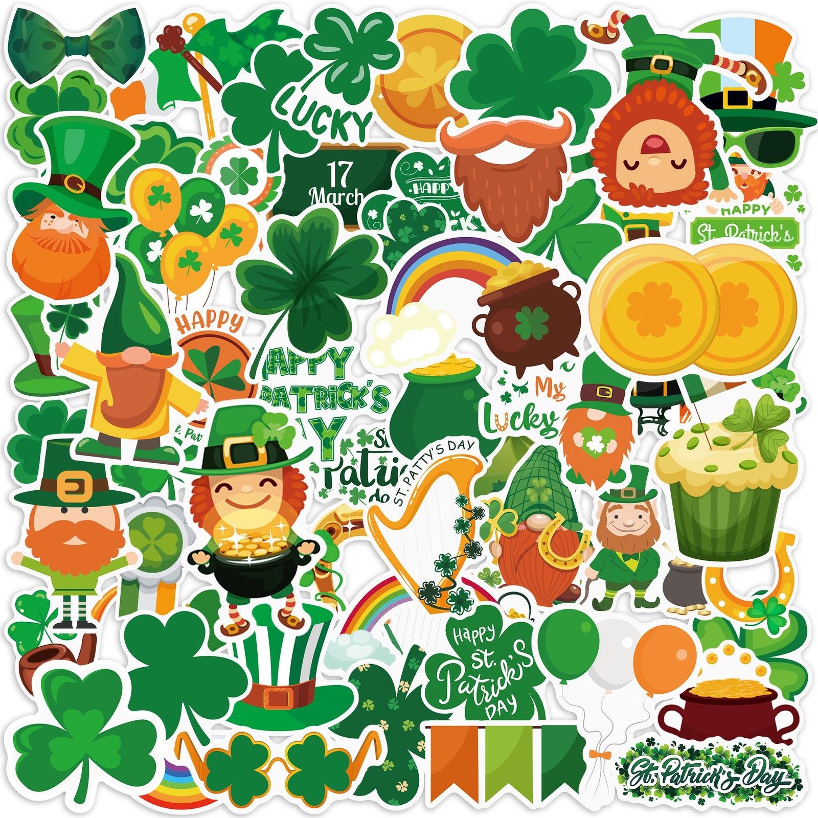 120 PCS St Patricks Day Stickers for Kids - 
