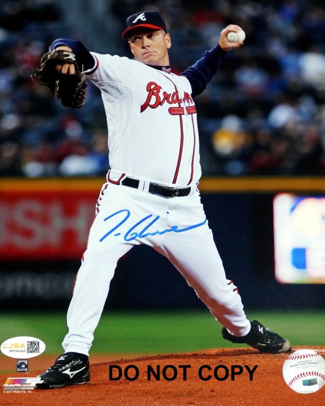 Tom Glavine ATLANTA BRAVES Signed Autographed REPRINT 8x10 Photo RP