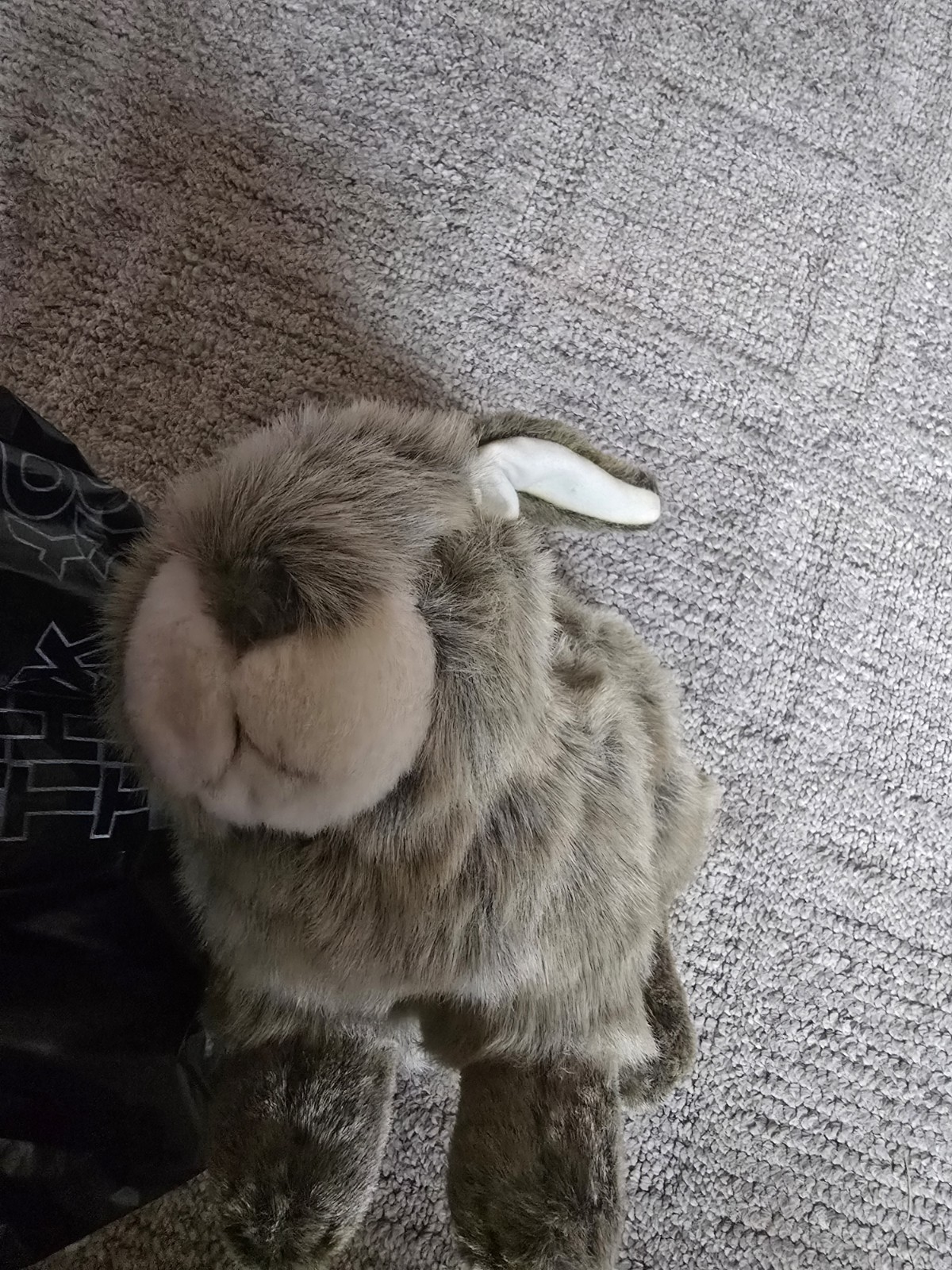 Vintage Bunny Rabbit Medium Plush Chosun Brown Stuffed Animal  Easter Korea