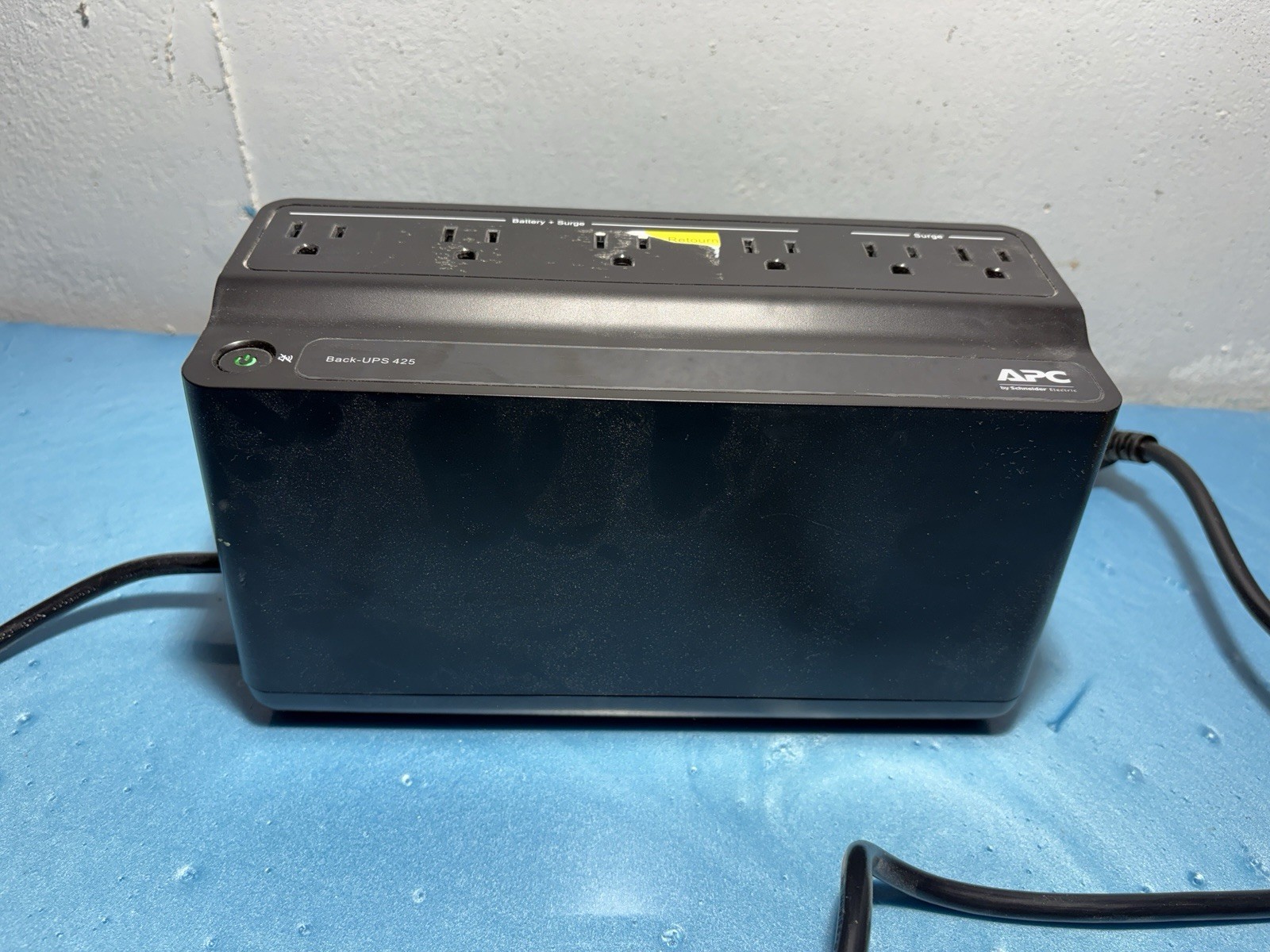 APC BN600U1 120V 600VA UPS Backup Battery - For Parts