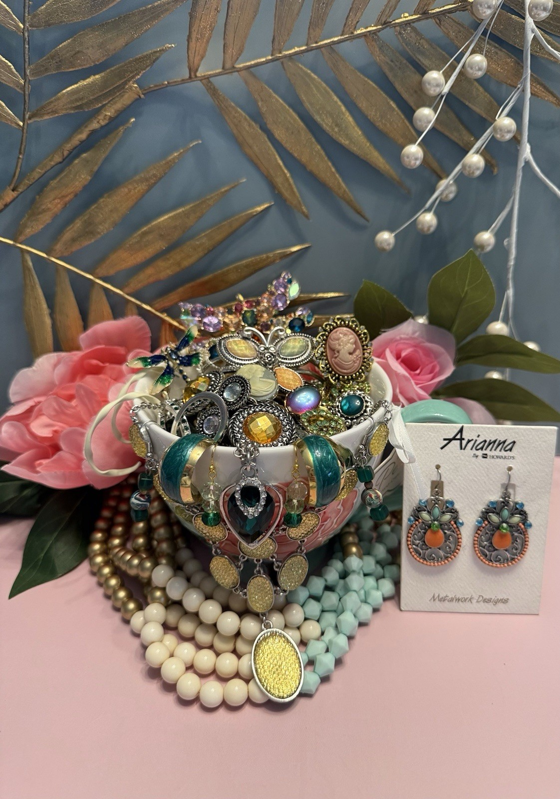 vintage mystery jewelry Jar