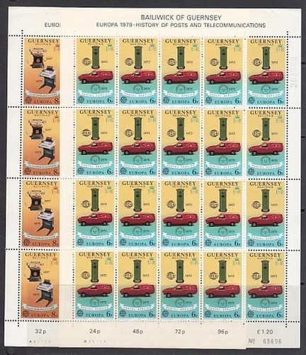 Guernsey - Mail 1979 Yvert 184/5 ** Mnh Europe