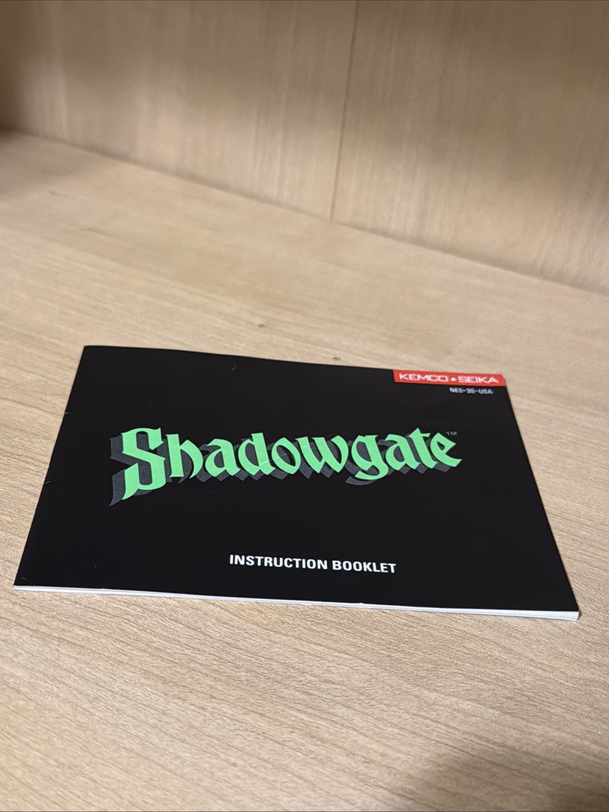Shadowgate NES Instruction Booklet  Manual Only