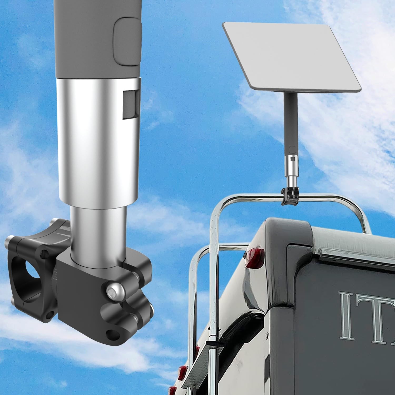 Starlink Gen 2 Mount for RV Ladder and Roof Rack, Starlink Mini RV Ladder Mou...