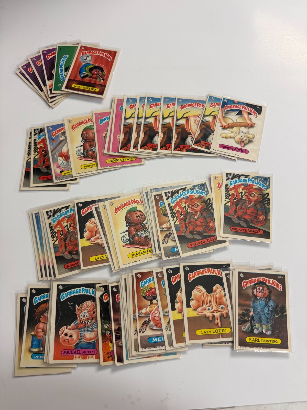 1986 Topps Garbage Pail Kids - Qty 59 -- FR-EX