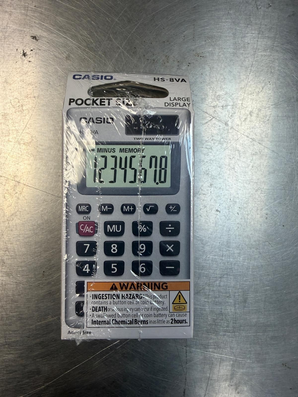 Casio HS-8V Basic Calculator- pack of 7