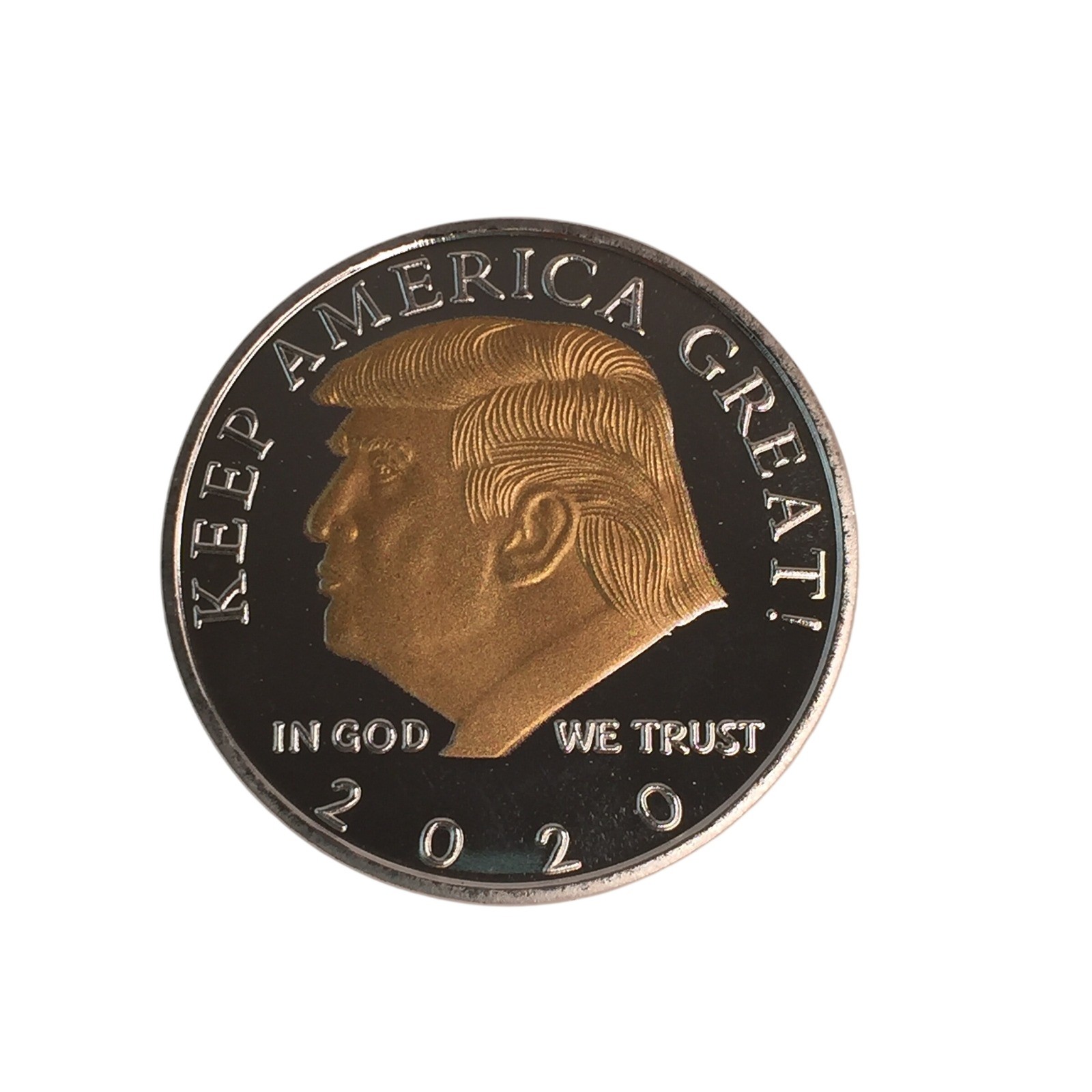 Donald Trump 2020 Silver Gold Plated Rare Coin 45th President Keep America Great