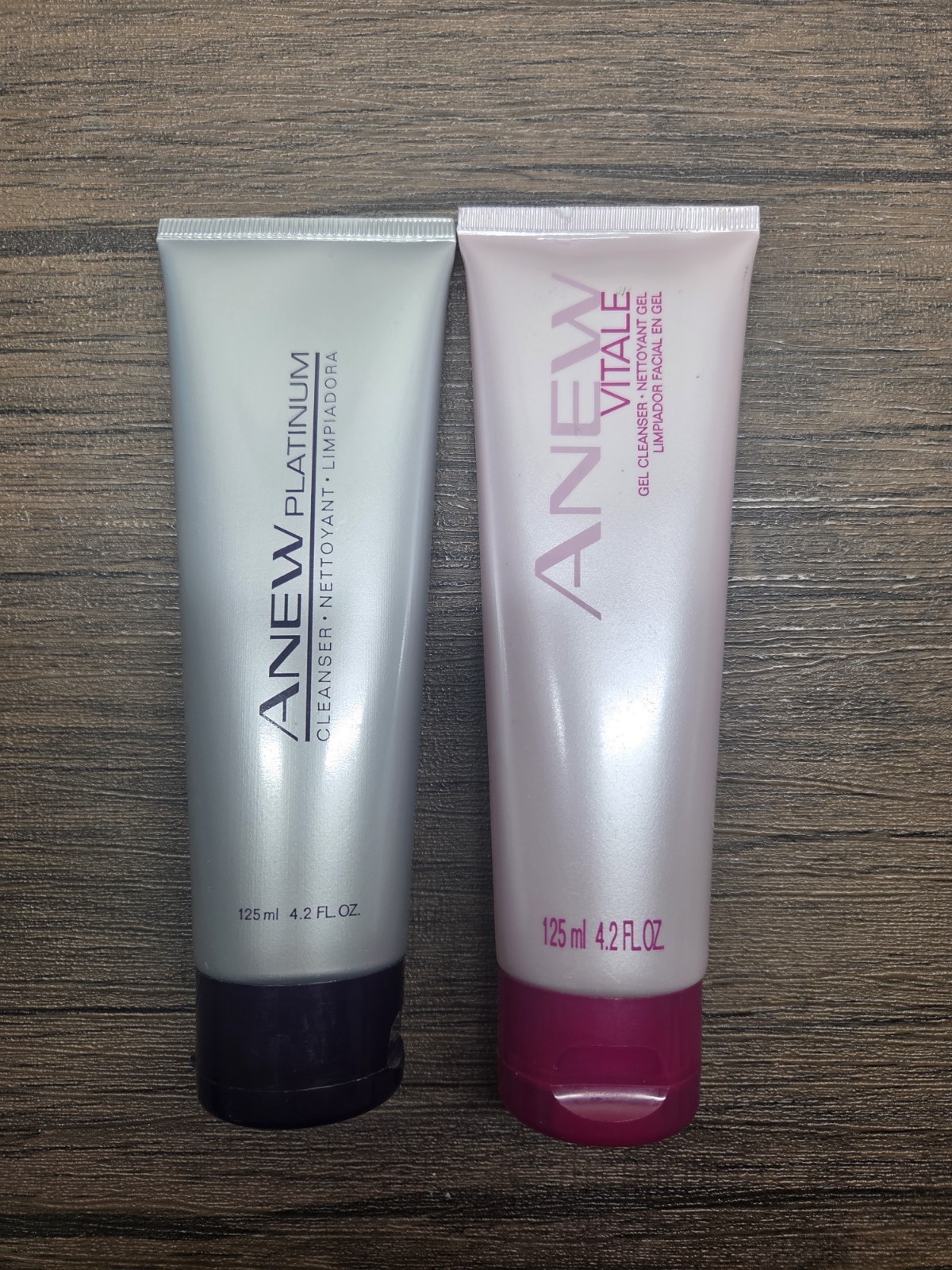New Avon Anew Vitale Gel Cleanser 4.2 Fl. oz. And New Avon Anew Platinum Cleaner