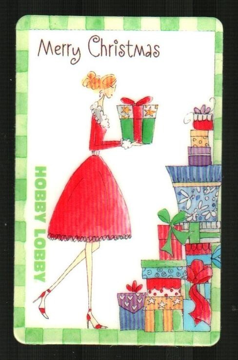 HOBBY LOBBY Merry Christmas ( 2010 ) Gift Card ( $0 )