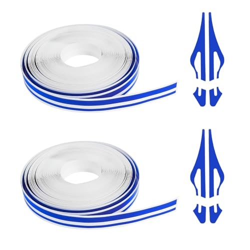 2 Rolls×32Ft Car Pinstriping Tape, Vinyl Automotive Pinstriping Tape Blue