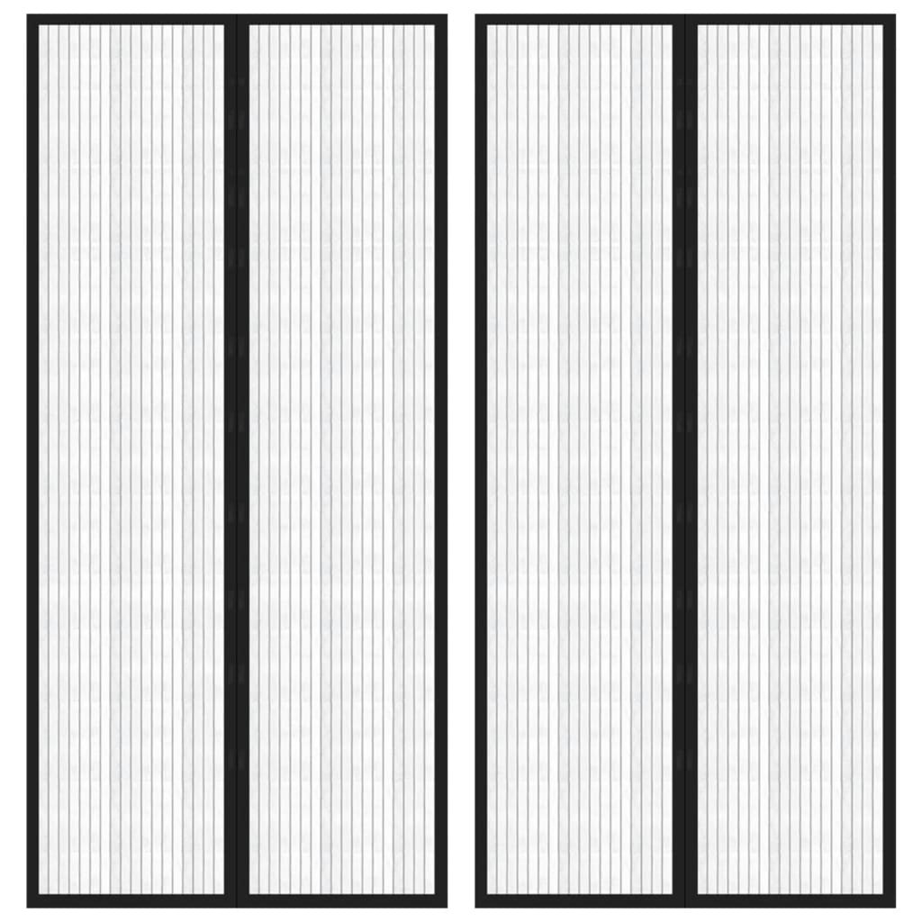 Magnetic Screen Door Mesh Hands-Free Heavy-Duty Fly Curtain Patio Mosquito Net