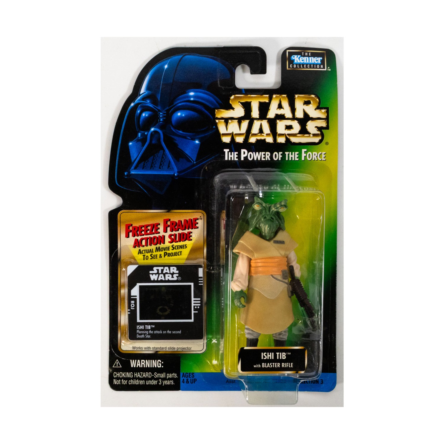 Hasbro Star Wars Action Fi  Ishi Tib w/Blaster Rifle (Freeze Frame Action  New