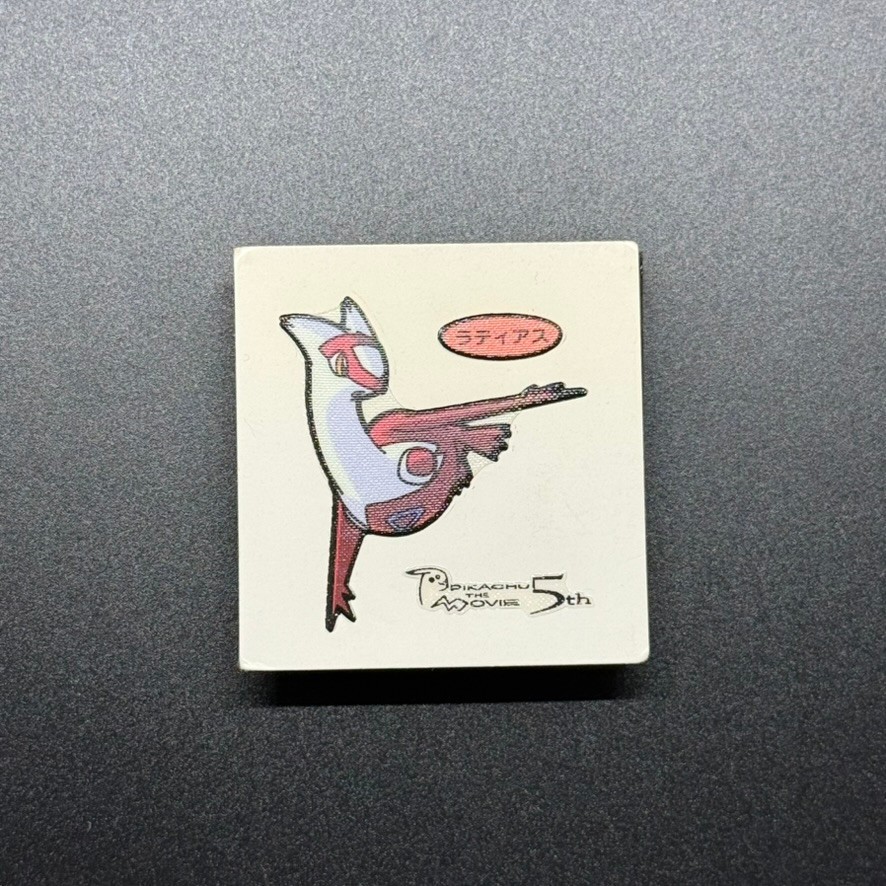 Pokemon Latias Bread Sticker Seal Daiichi Pan Decochara Pikachu the Movie 5th