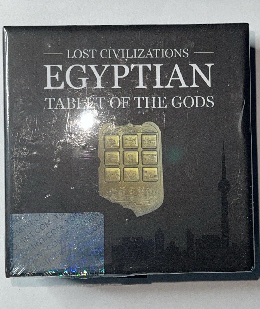Toromint Egyptian Tablet of the Gods Antiqued Copper Lost Civilizations