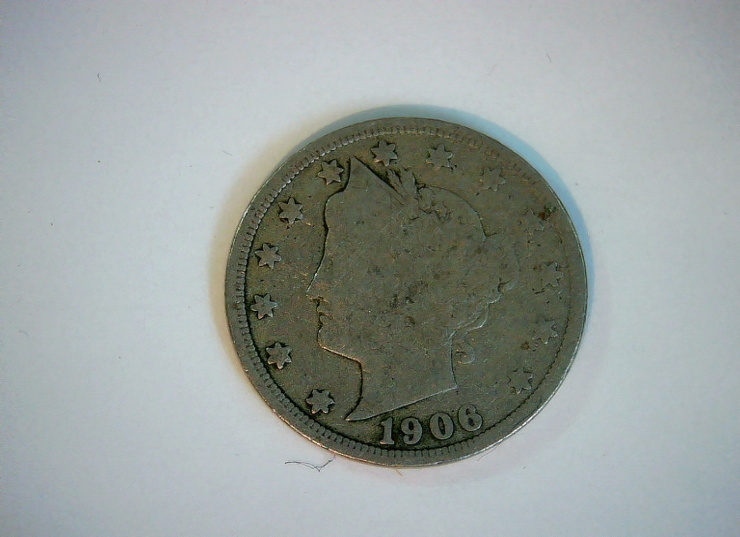 United States 1906 5 Cents Liberty Head Coin