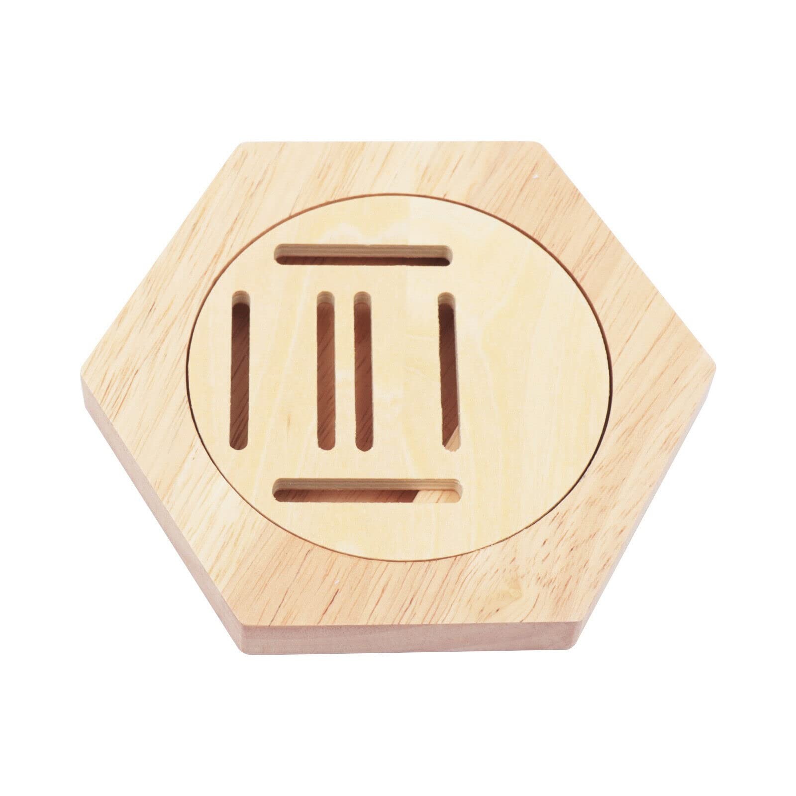 Hexagon Medal Holder 6pcs Medal Display Hanger Rack Wooden Decorative Holder 🔥