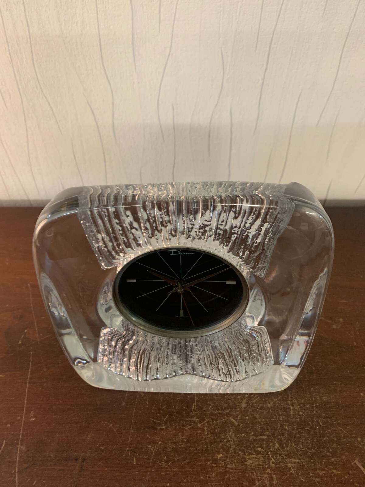 Daum Crystal Clock