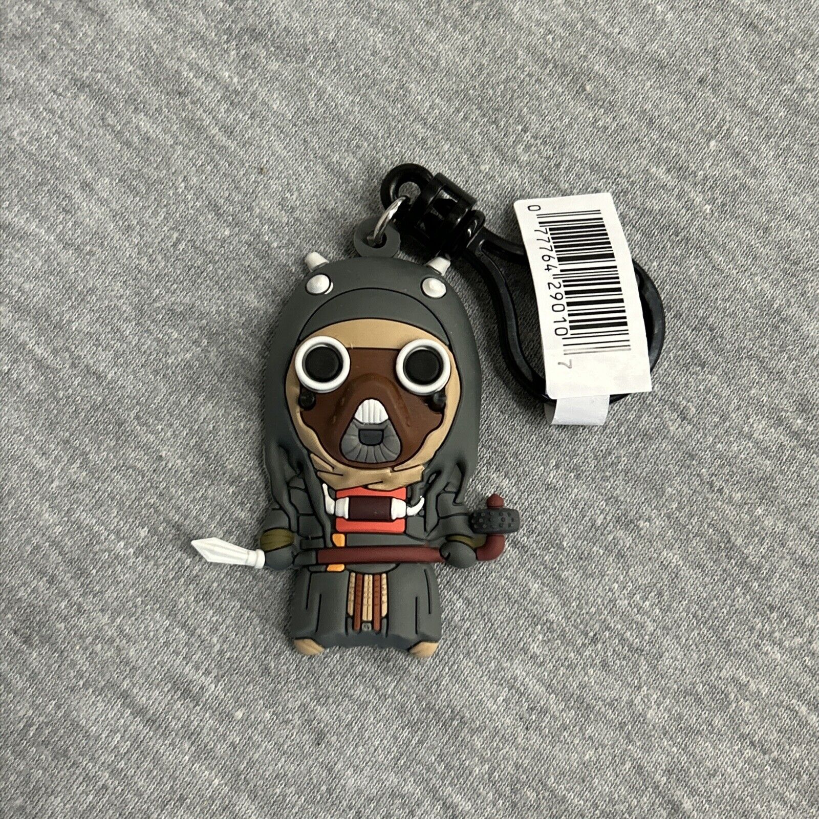 Star Wars The Book of Boba Fett Character Bag Clip KeyChain - Tusken Fighter