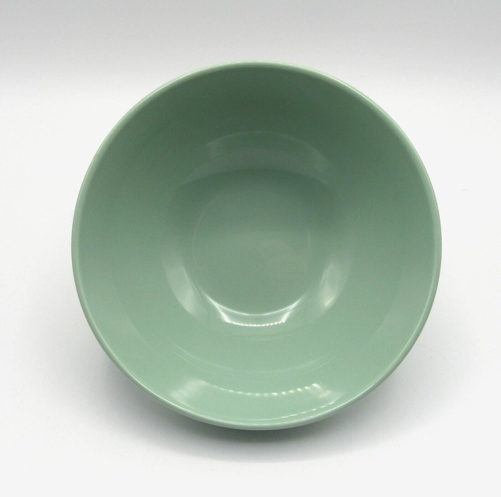 IKEA FARGRIK GREEN 15199 LIGHT GREEN COUPE CEREAL BOWLS LOT OF 2 EUC