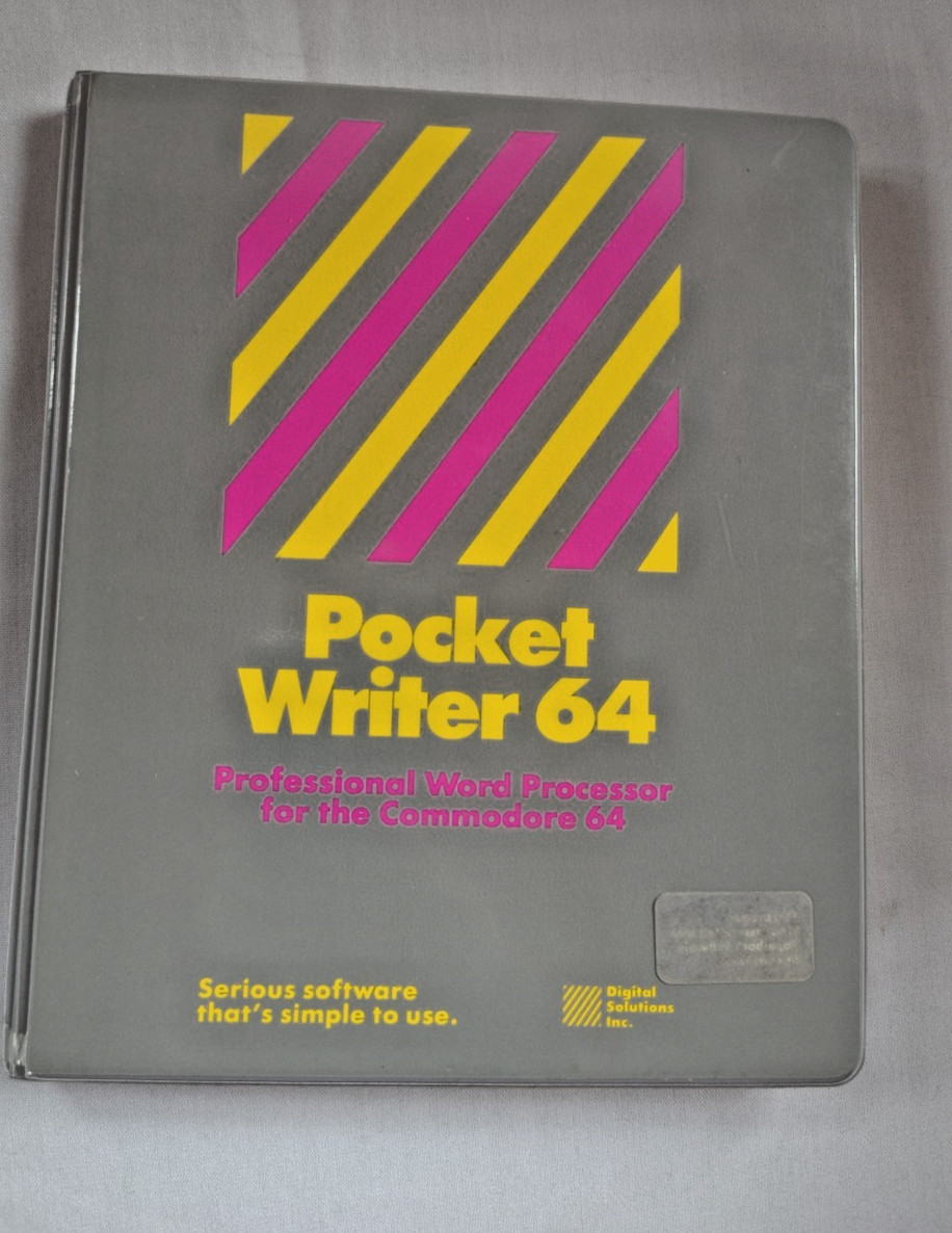 Commodore 64 Pocket Writer 64 Disks And Reference Guide