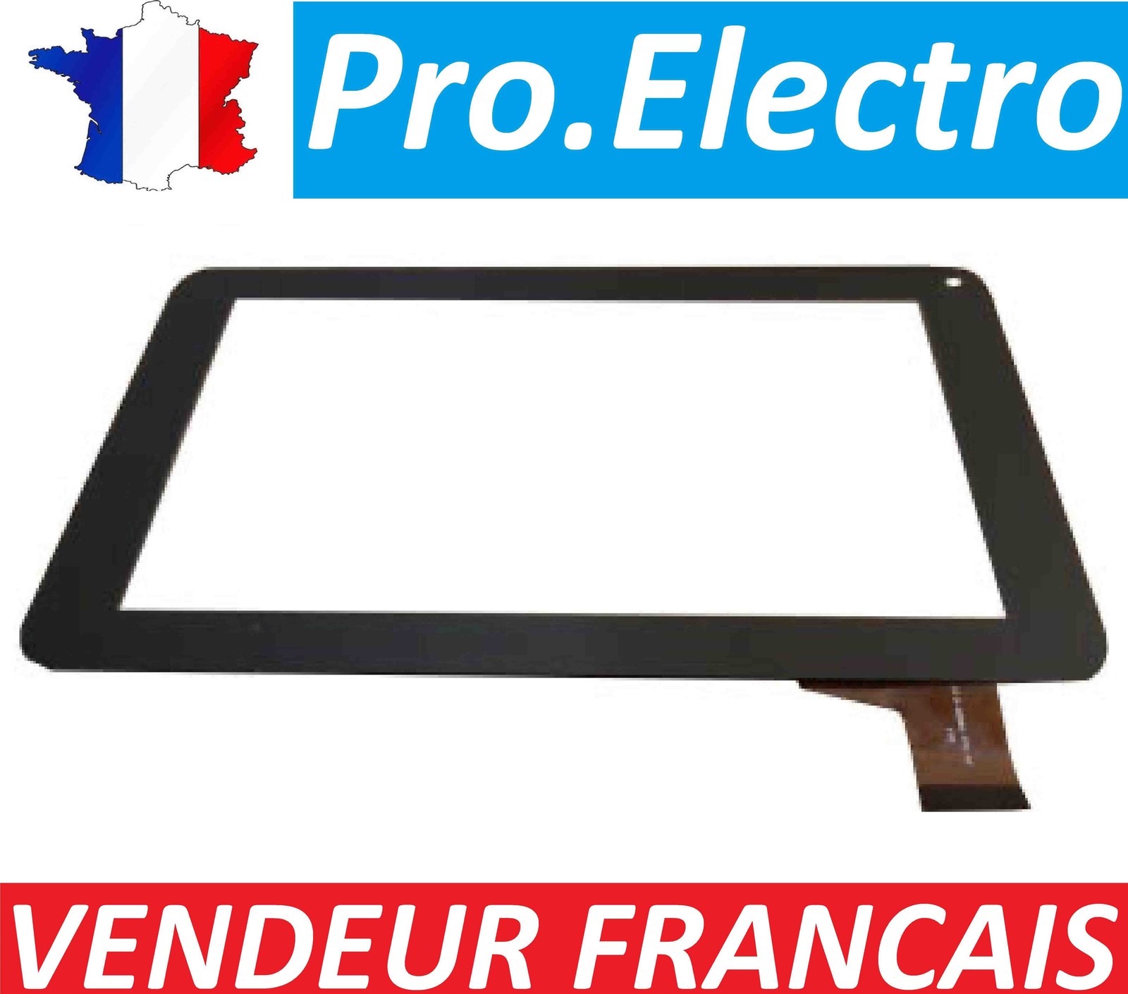 Black: Touch Screen Touchscreen Digitizer Lexibook 9 Lexitab Neon XL