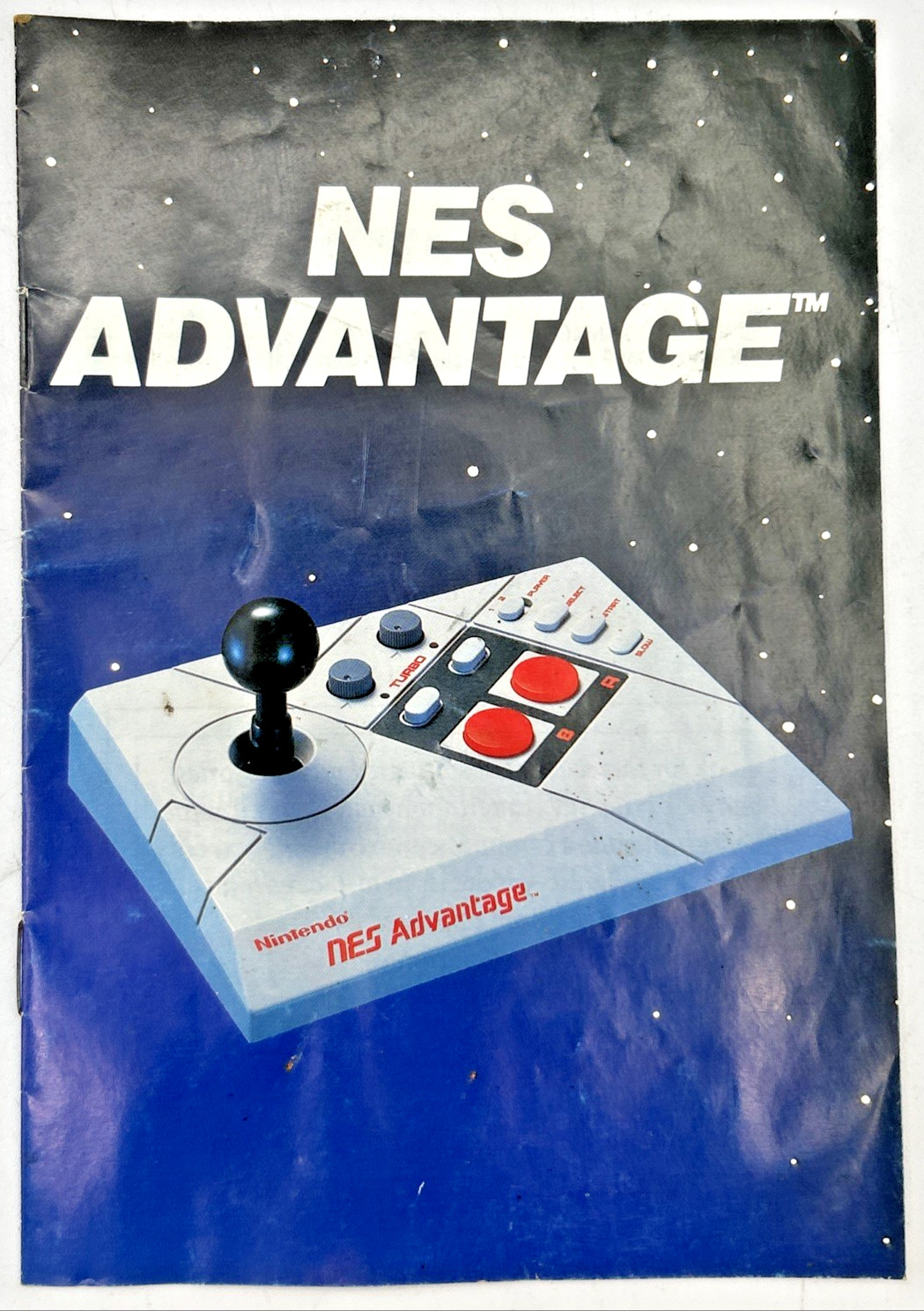 NINTENDO 87' NES Advantage Fight Arcade Stick Instructional Manual See Photo