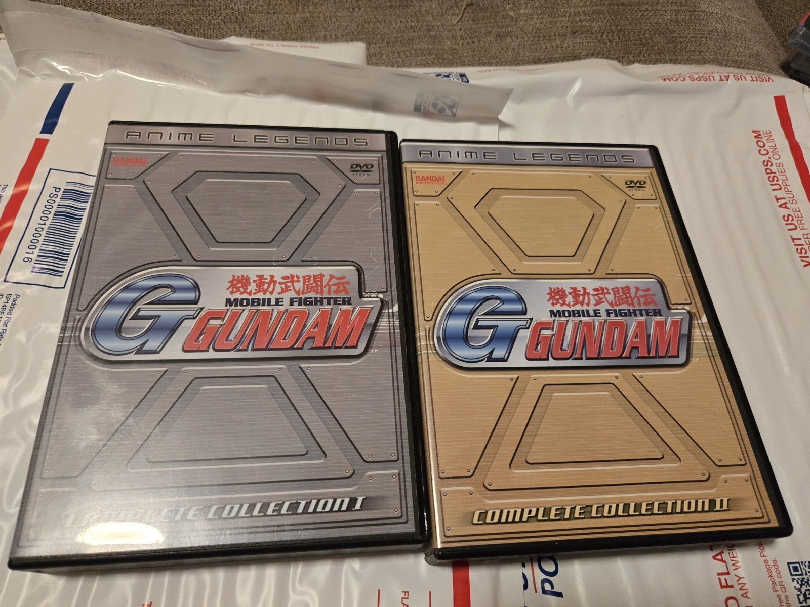 Bandai Mobile Fighter G-Gundam DVD Complete Collection Set 1 & 2  RARE