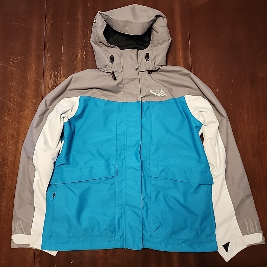 Vintage 90’s Volcom Science - Nimbus Snowboard / Ski Hooded Jacket Blue Loud M